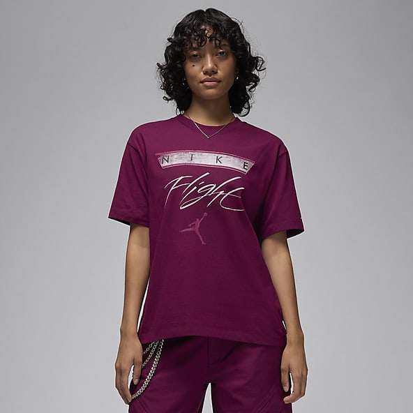 Red nike graphic tees sale